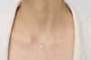 OLIO E ACETO Pure Silver White Agate Pendant necklace OA02N12